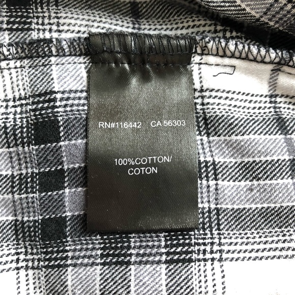 FLANNEL PLAID BUTTON UP SHIRT - Picture 5 of 5